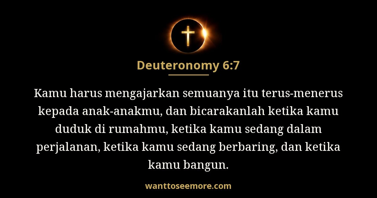 Ulangan 6:7