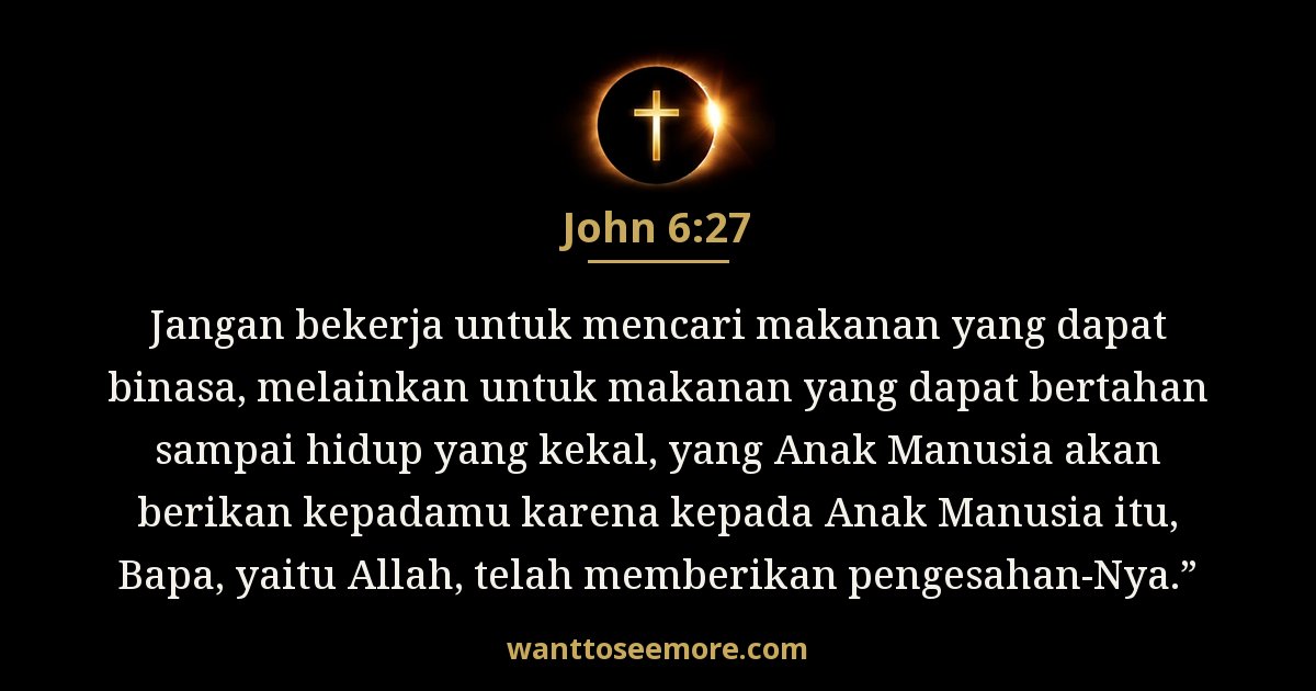 Yohanes 6:27