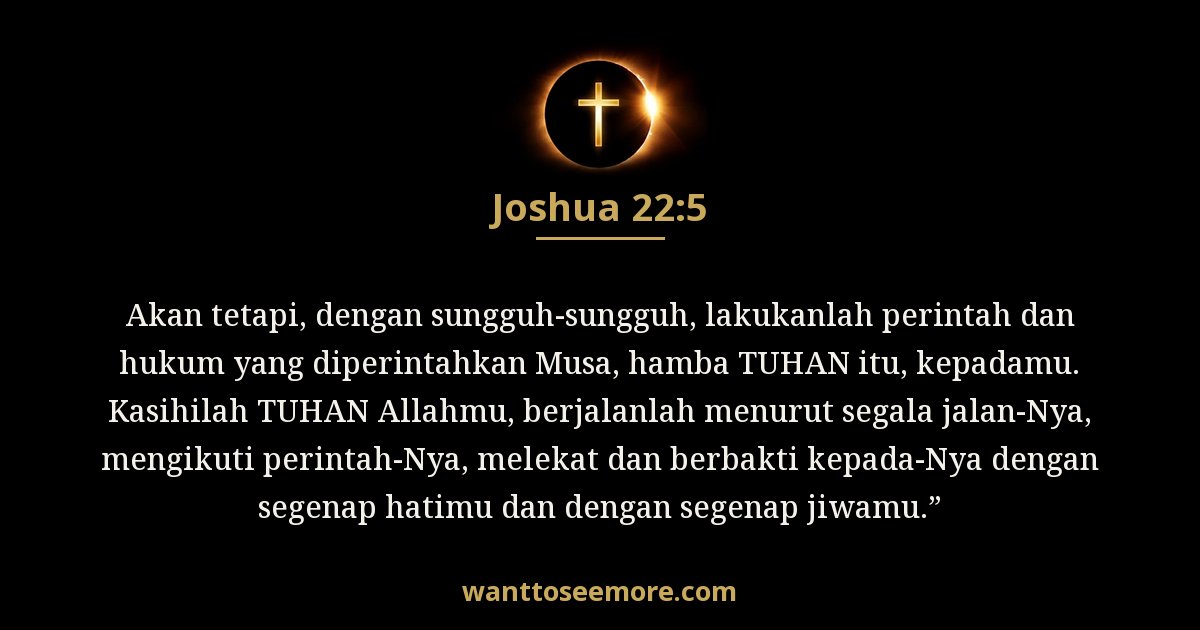Joshua 22:5