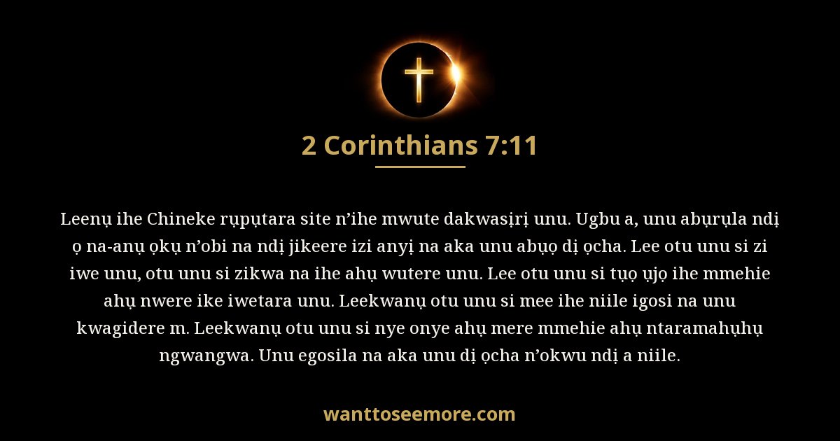 2 Corinthians 7:11