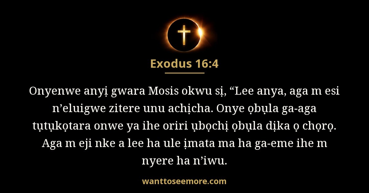 Exodus 16:4