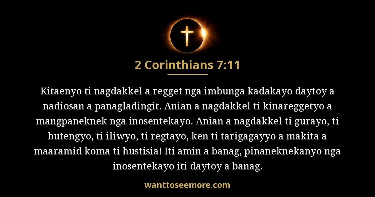 2 Corinthians 7:11