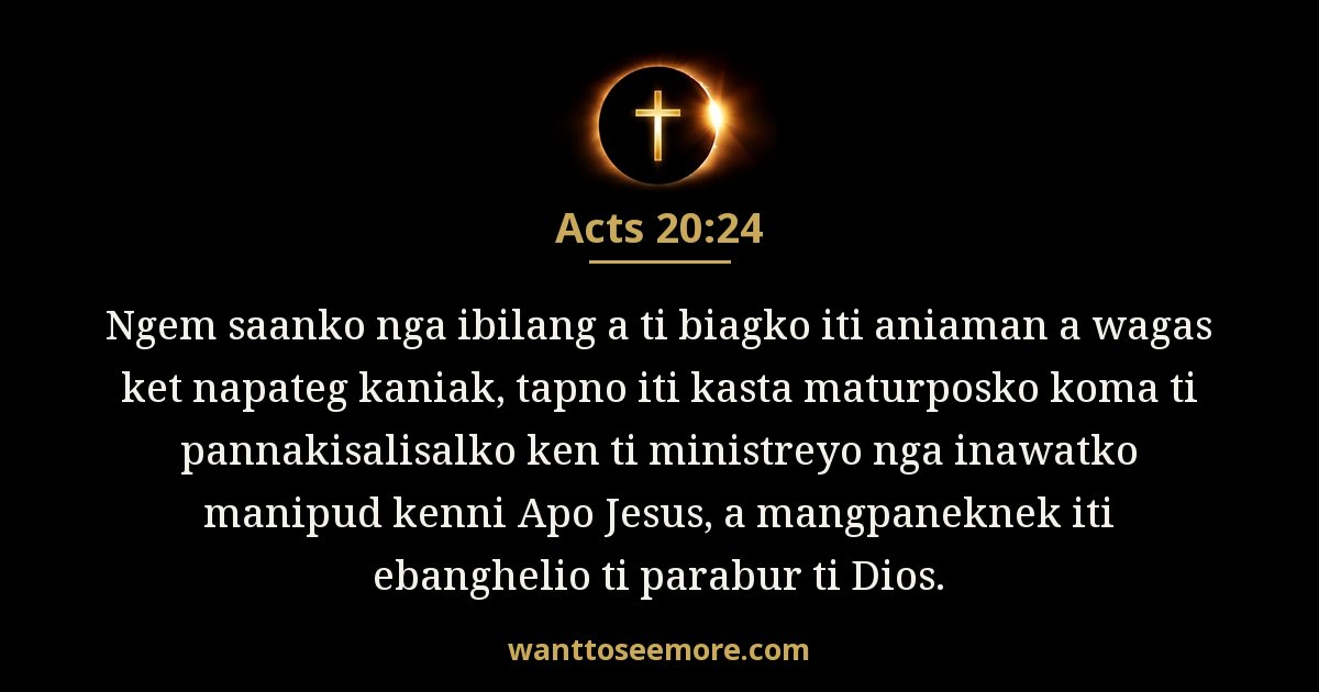 Acts 20:24