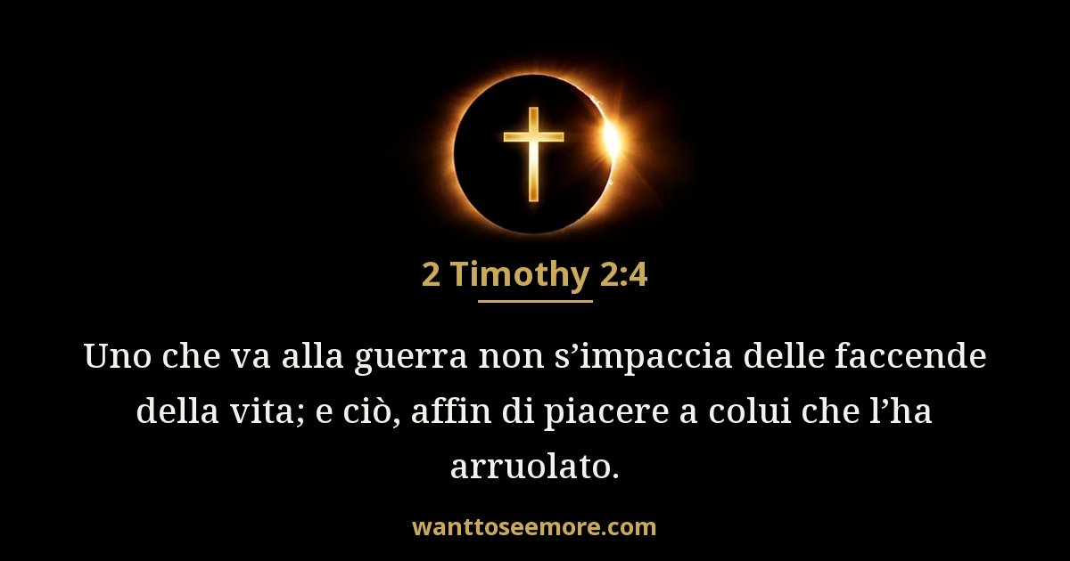 2 Timothy 2:4