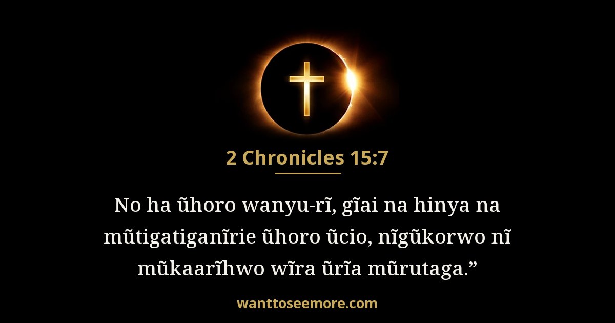 2 Chronicles 15:7