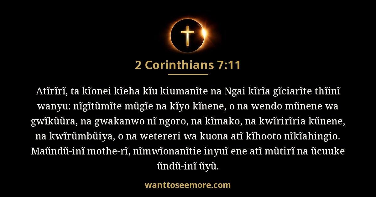 2 Corinthians 7:11