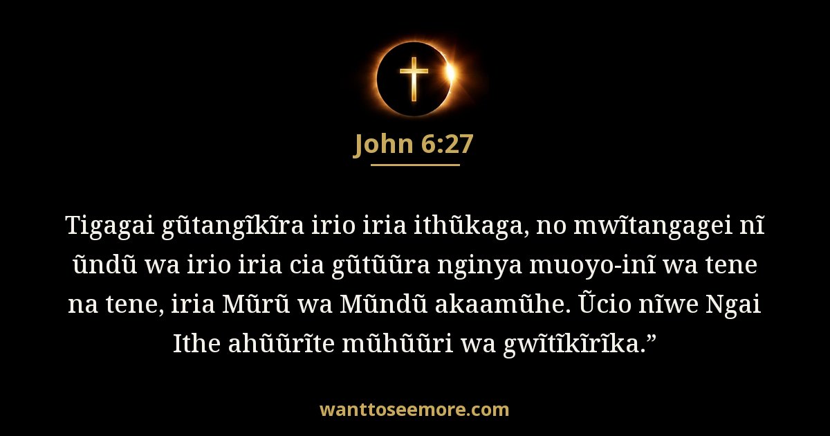 JHN 6:27