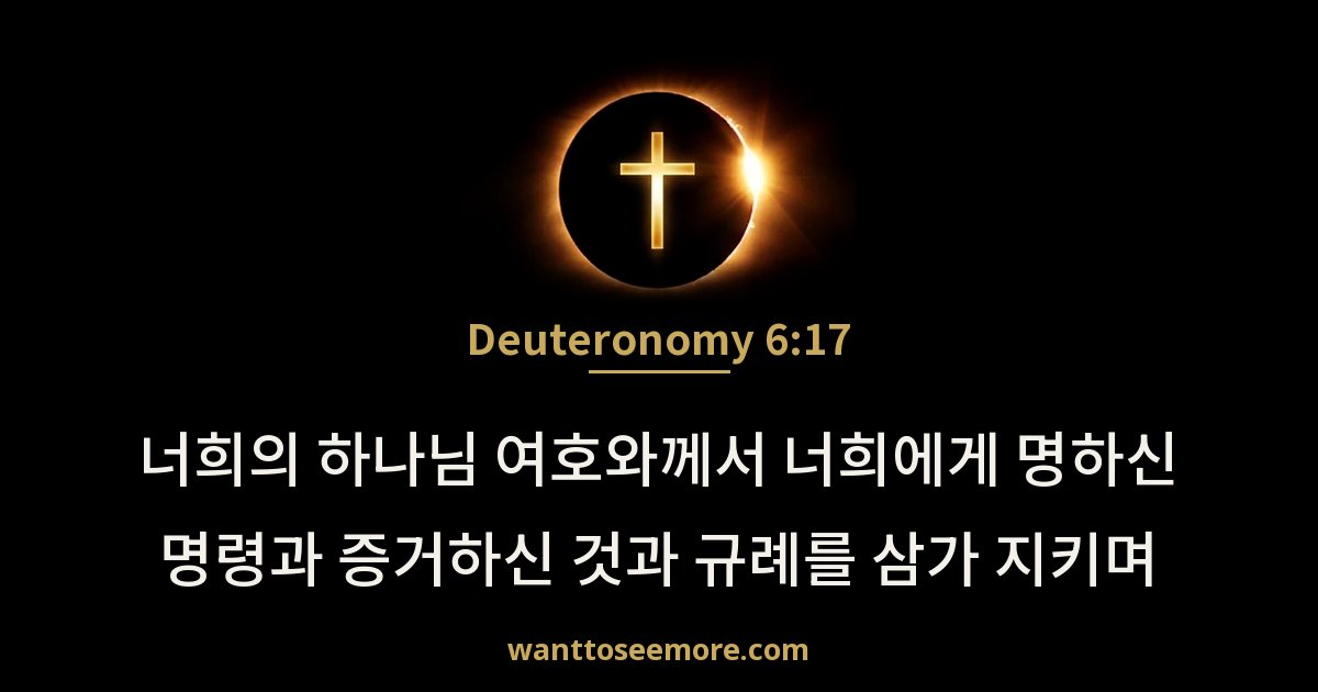 Deuteronomy 6:17