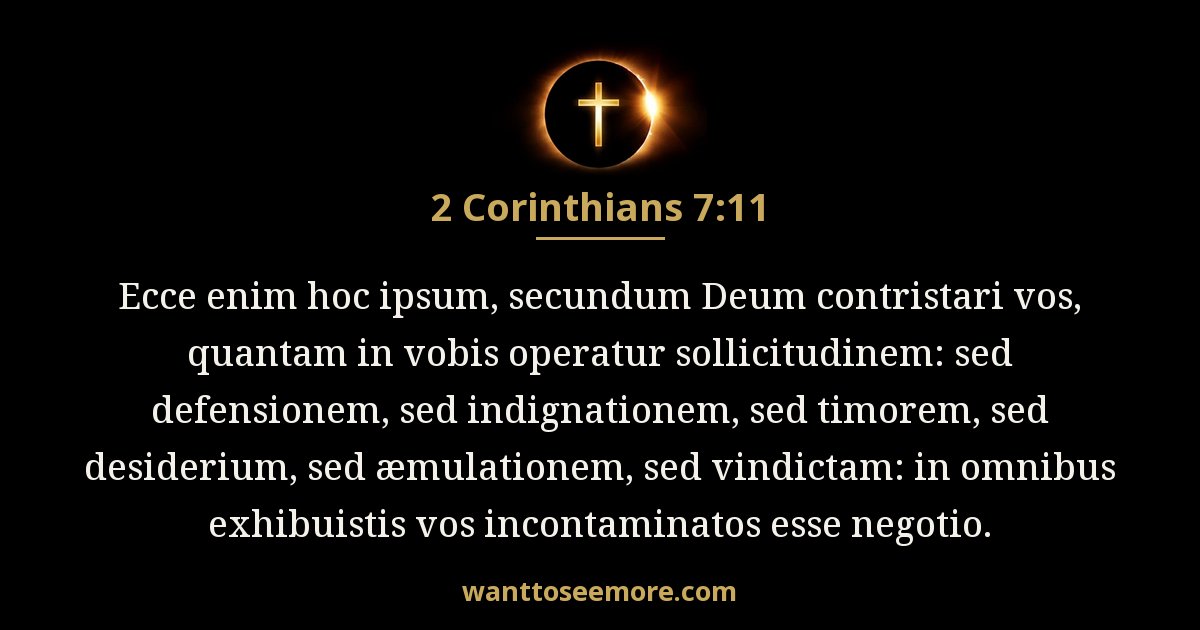 2 Corinthians 7:11