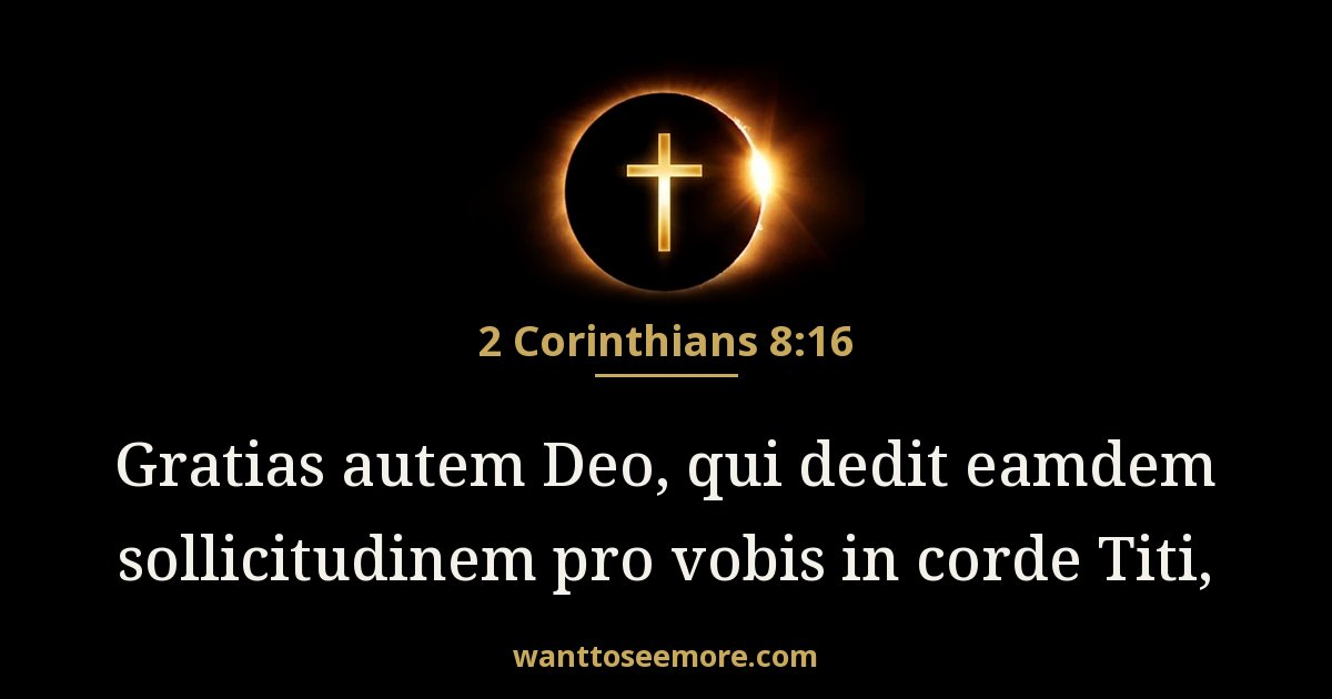 2 Corinthians 8:16