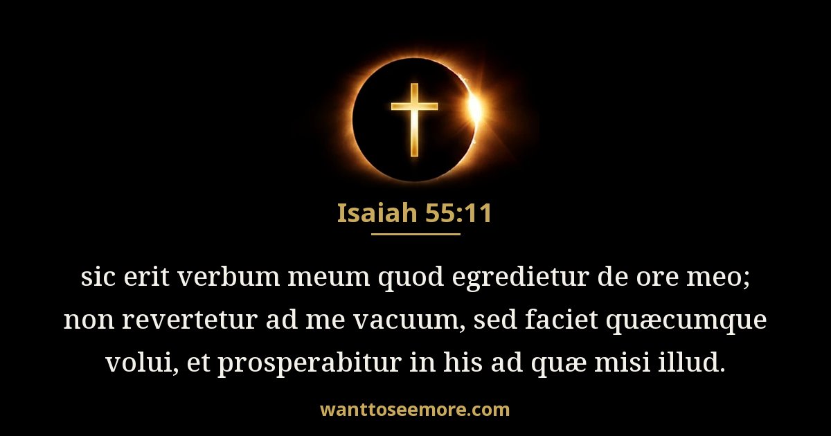 Isaiah 55:11