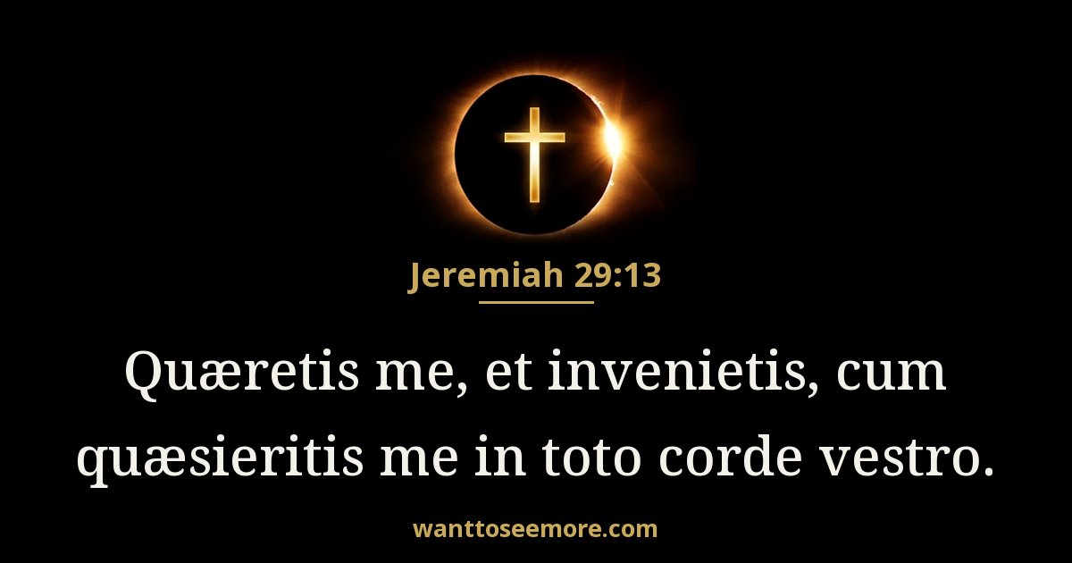 Ieremias 29:13