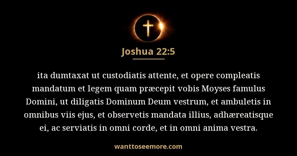 Joshua 22:5