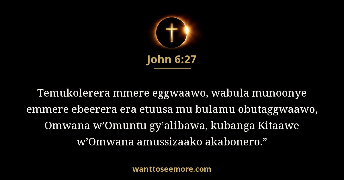 JHN 6:27