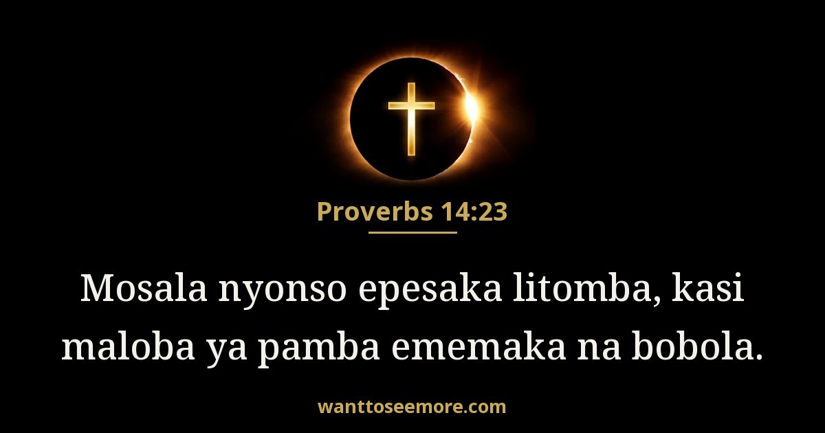 Proverbs 14:23