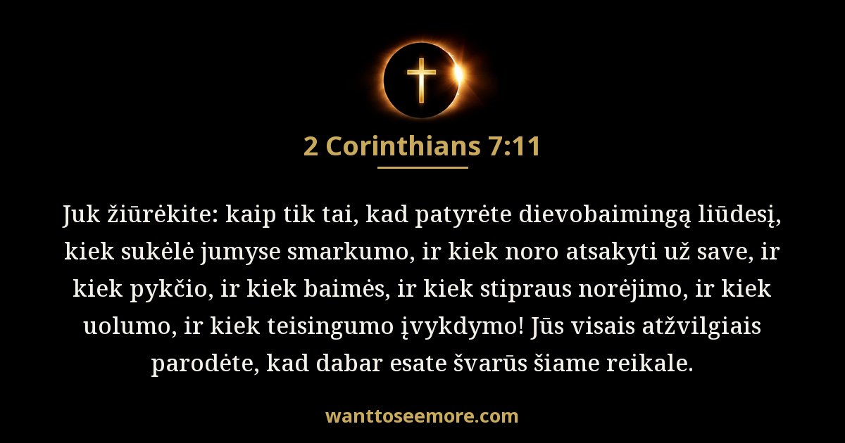 2 Corinthians 7:11