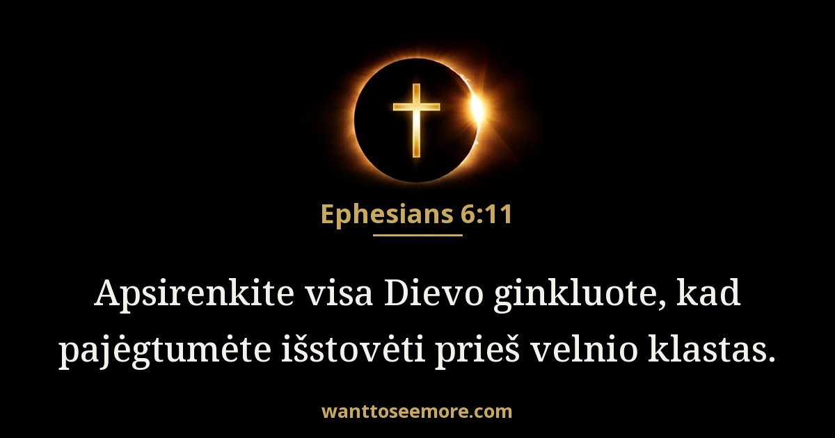 Ephesians 6:11