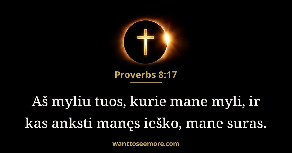 Proverbs 8:17