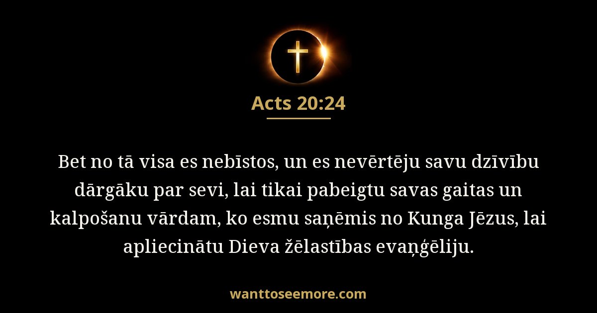Acts 20:24