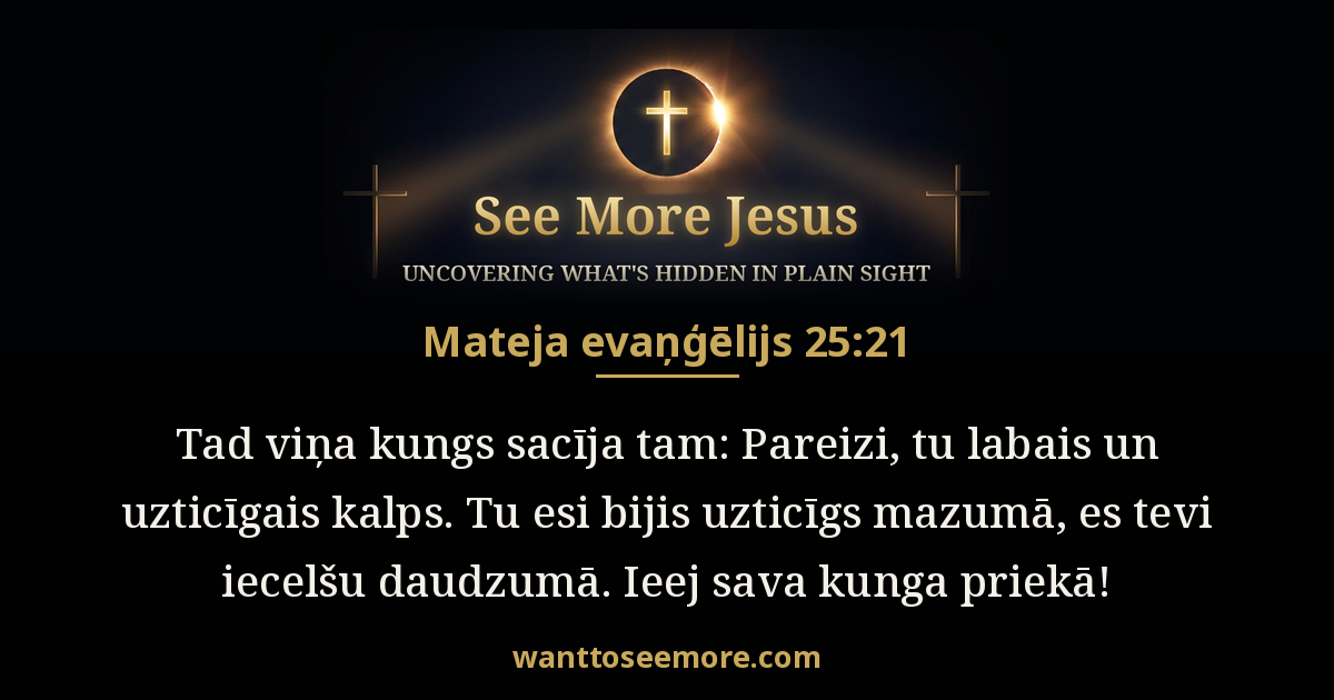 Matthew 25:21