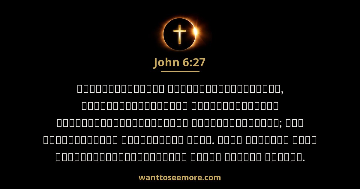 John 6:27