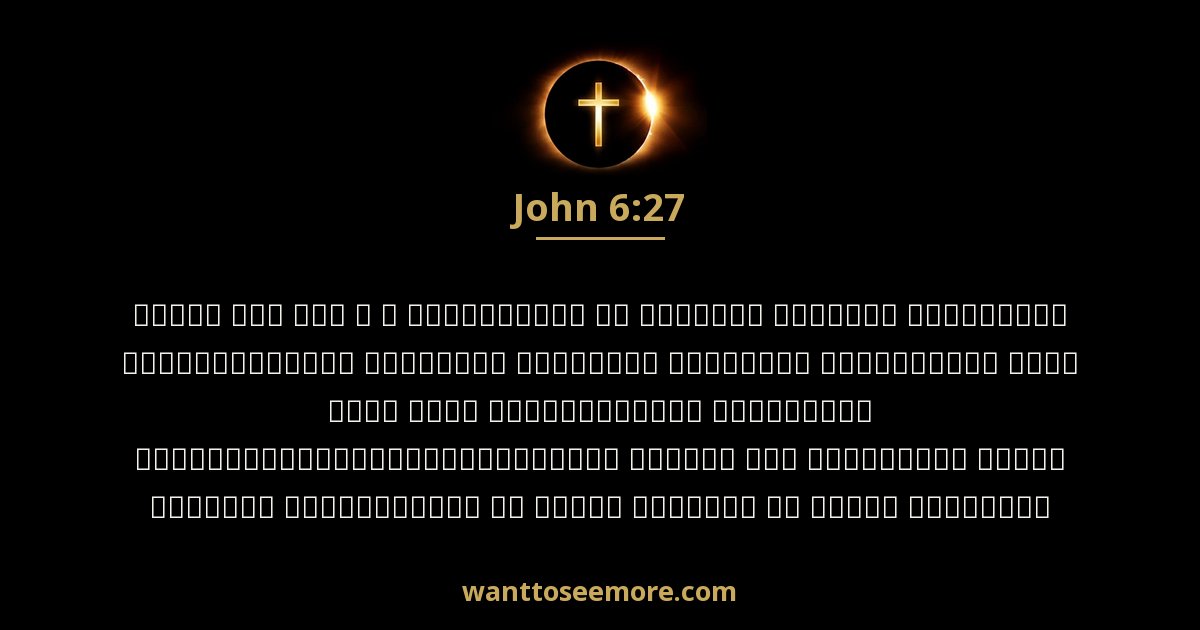 JHN 6:27