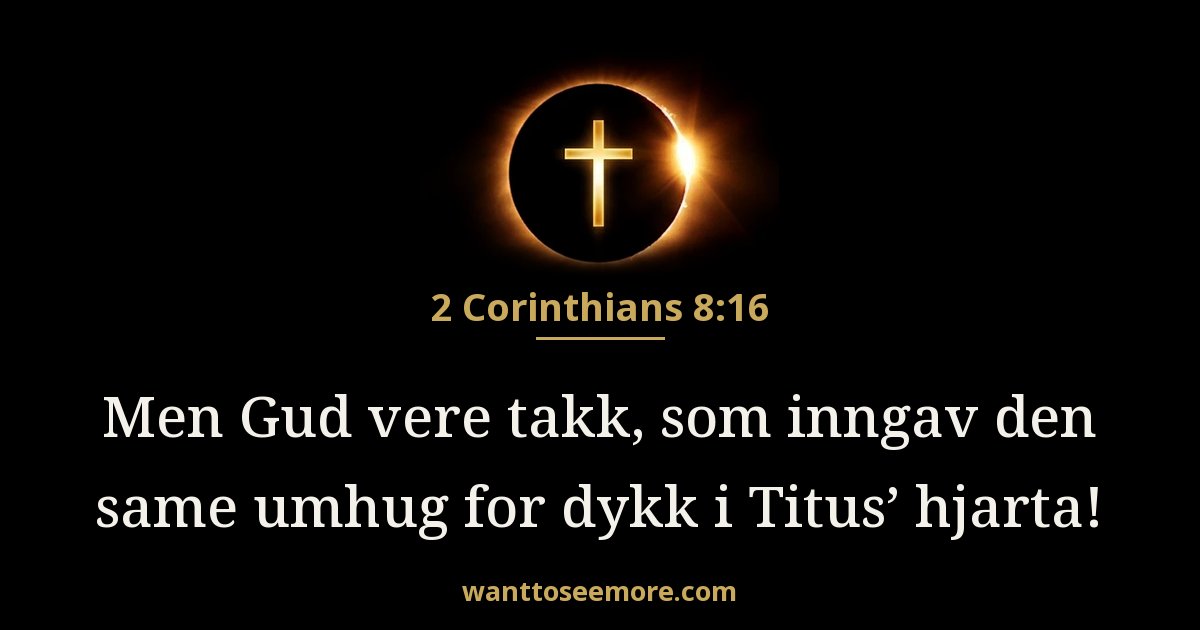 2 Corinthians 8:16