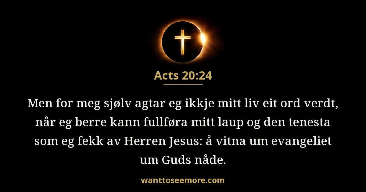 Acts 20:24