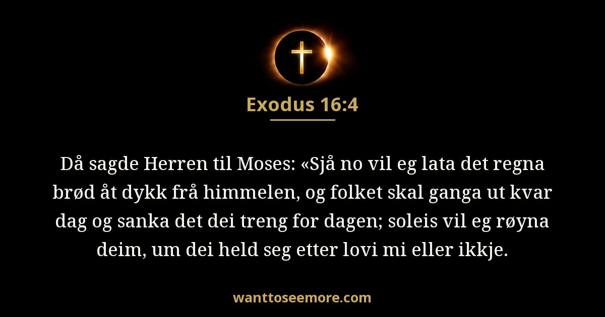 Exodus 16:4