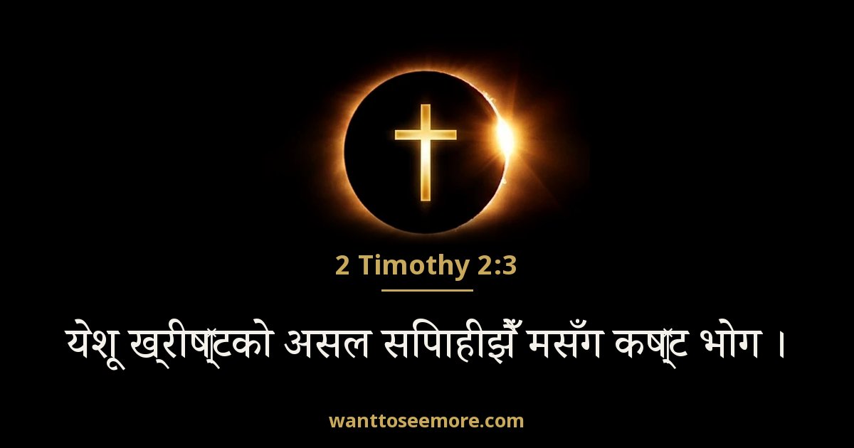 2 Timothy 2:3