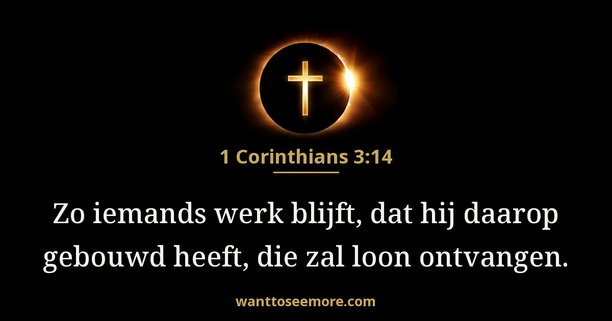 1 Korinthiërs 3:14