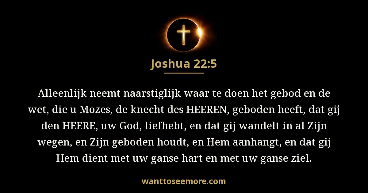 Jozua 22:5