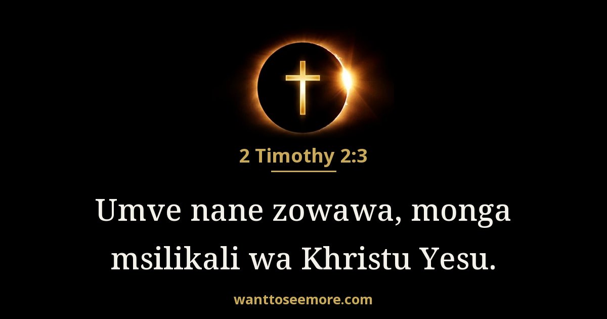 2 Timothy 2:3