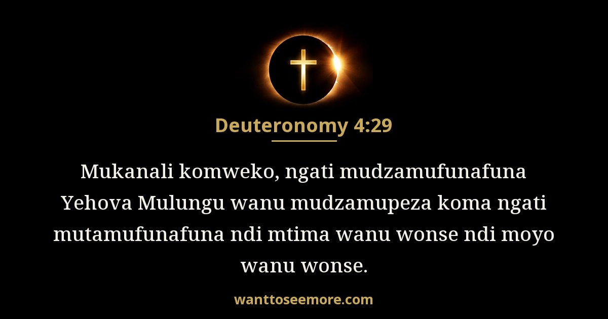 Deuteronomy 4:29