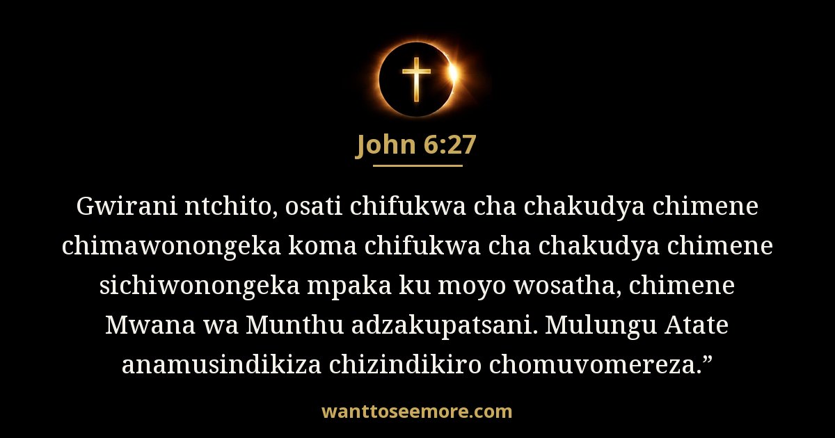 John 6:27