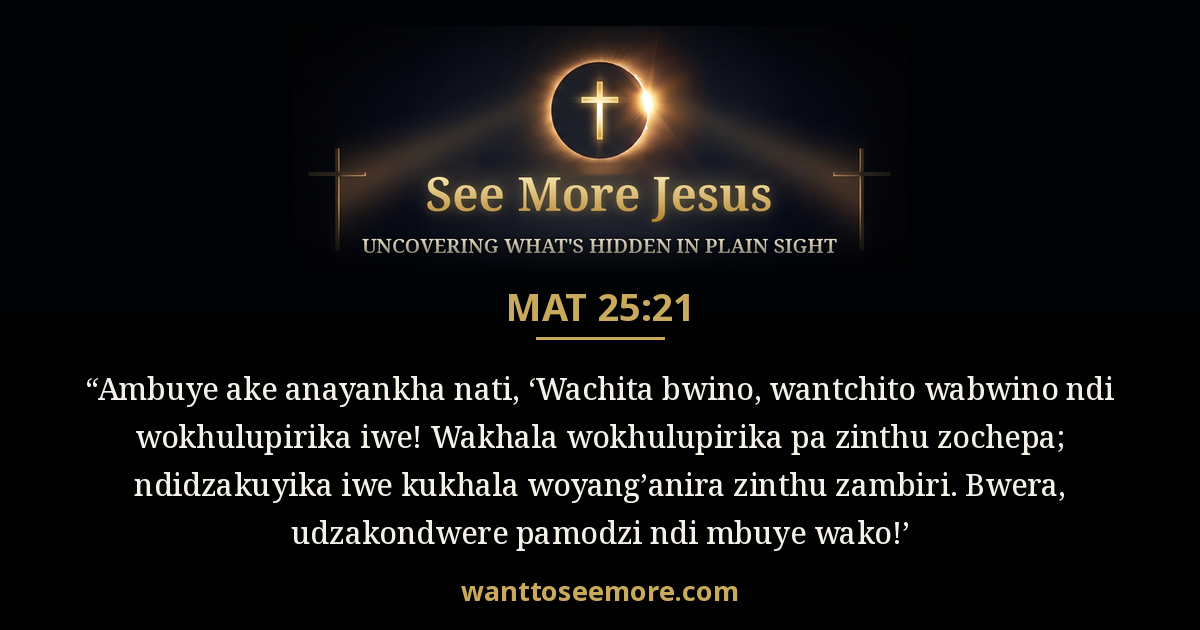 Matthew 25:21