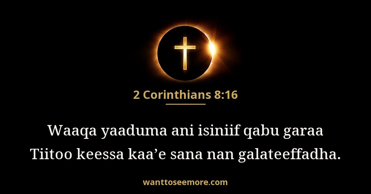 2 Corinthians 8:16