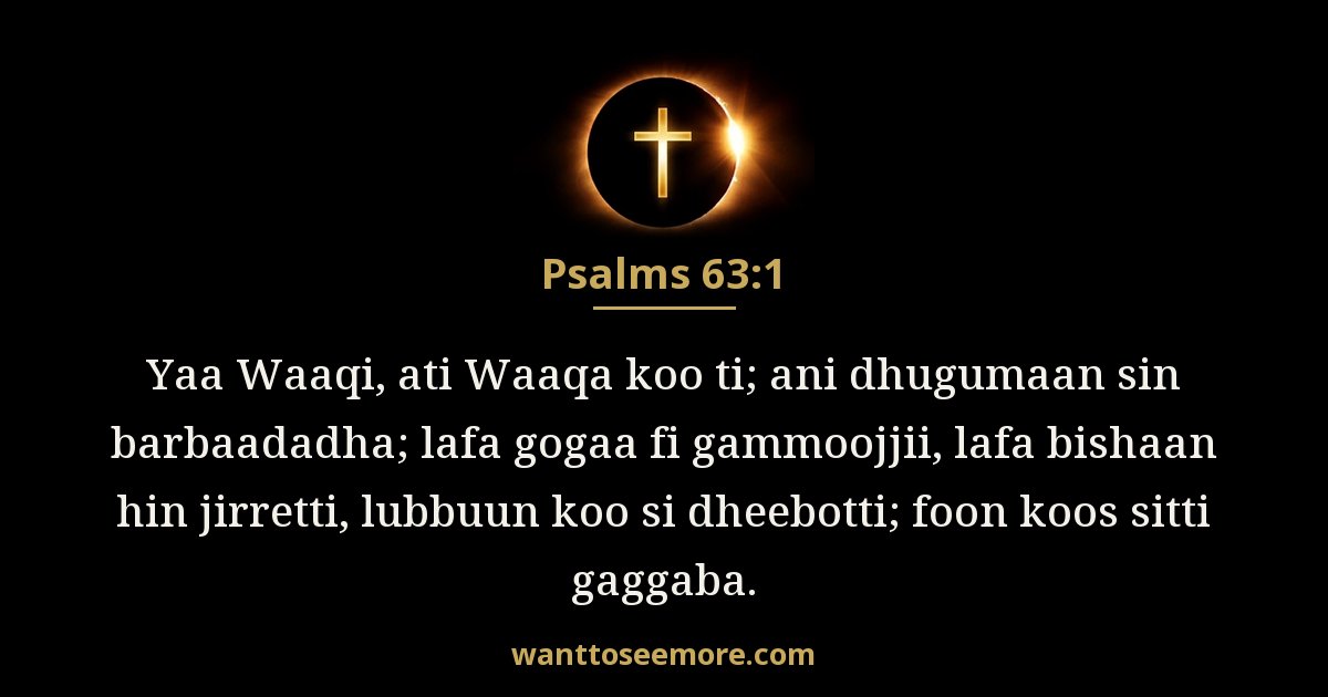 Psalms 63:1