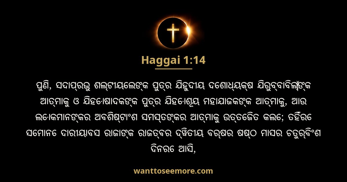 Haggai 1:14