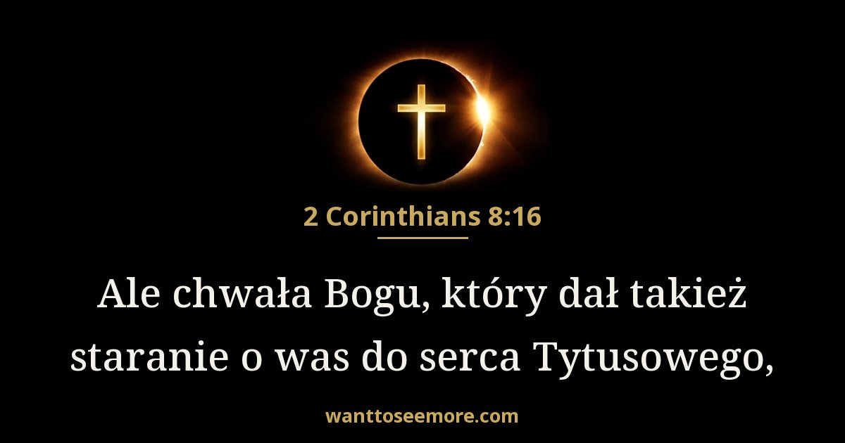 2 Corinthians 8:16