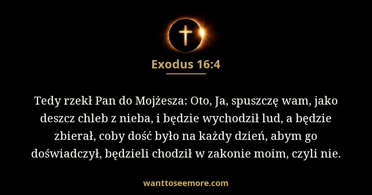 Exodus 16:4