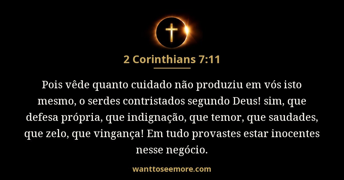2CO 7:11