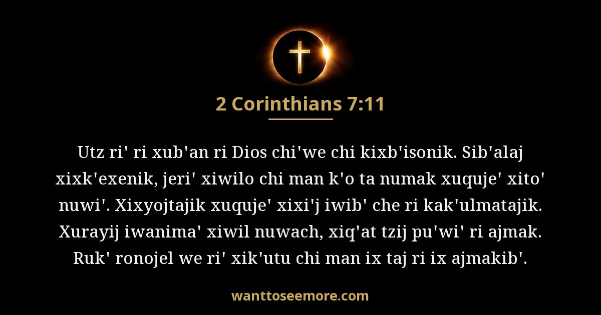 2 Corinthians 7:11