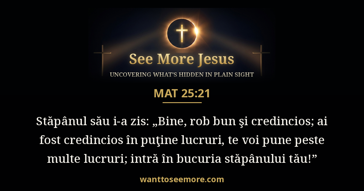 Matthew 25:21