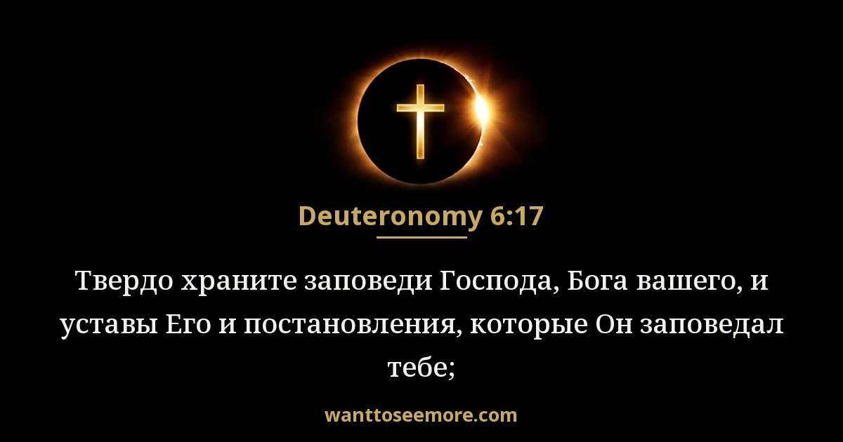 Deuteronomy 6:17
