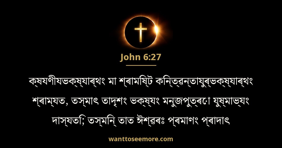 John 6:27