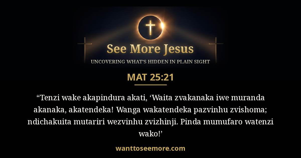 Matthew 25:21
