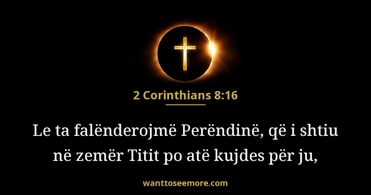 2 Corinthians 8:16