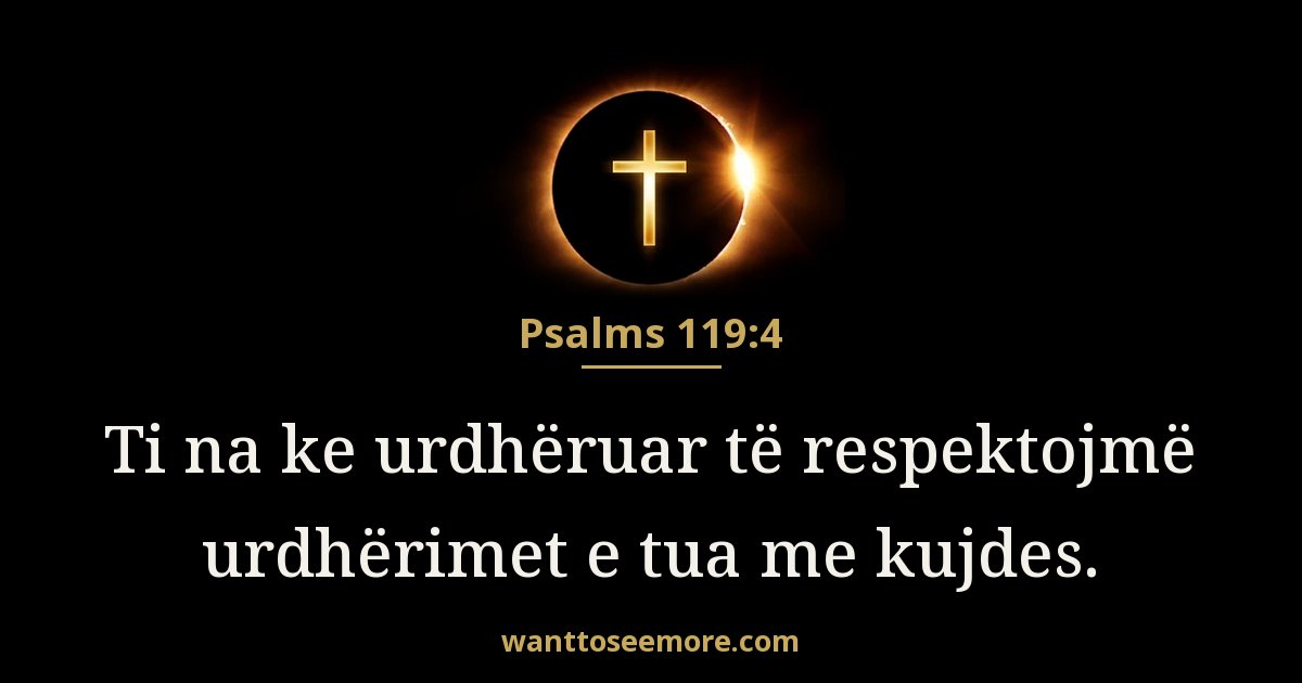 Psalmet 119:4