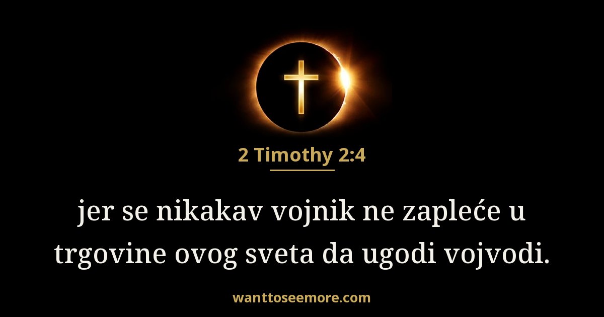 2 Timothy 2:4